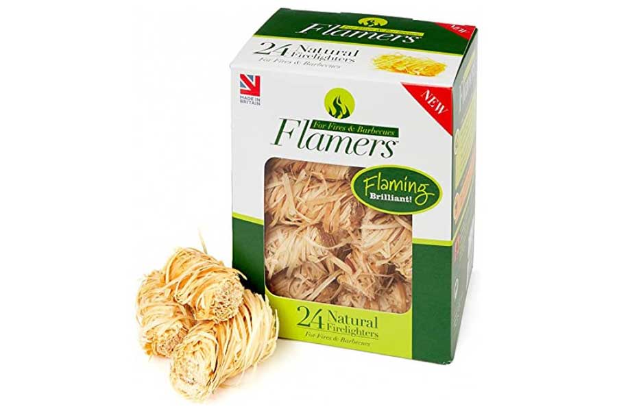 Eco-friendly Flamers natural firelighters are great for starting open home fires and BBQs